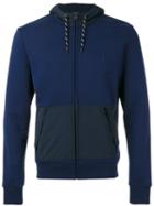 Orlebar Brown - Contrast Panel Hoodie - Men - Cotton/polyamide/spandex/elastane - S, Blue, Cotton/polyamide/spandex/elastane