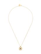 V Jewellery Eleanor Square Pendant Necklace - Gold