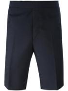 Thom Browne Tailored Bermuda Shorts, Men's, Size: 1, Blue, Cupro/wool/mohair