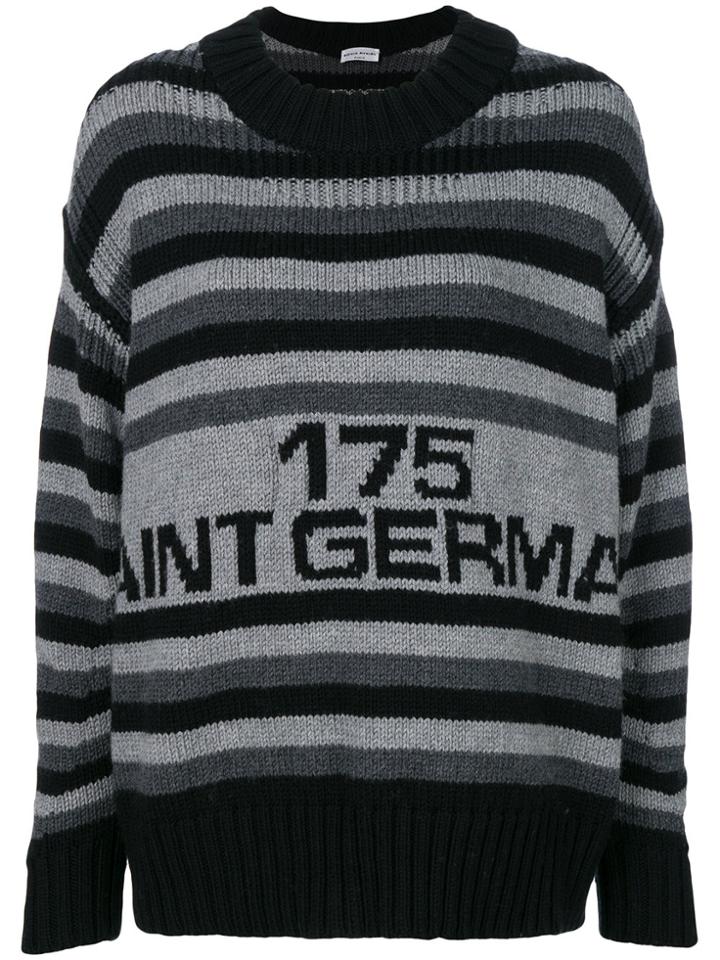 Sonia Rykiel Saint Germain Striped Jumper - Black