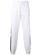 Msgm Stripe Detail Track Pants - White