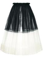 Comme Des Garçons Vintage Two-half Skirt - Black