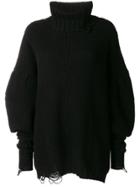 Circus Hotel Oversized Knit Jumper - Black