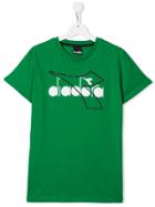 Diadora Junior Printed Logo T-shirt - Green