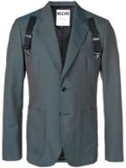 Moschino Shoulder Strap Blazer - Grey
