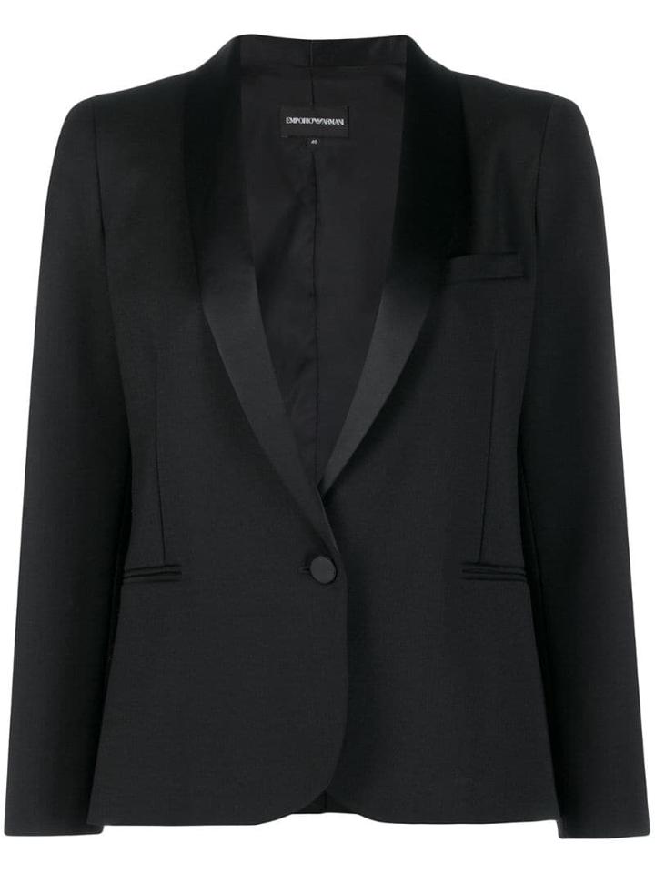 Emporio Armani Tuxedo Jacket - Black