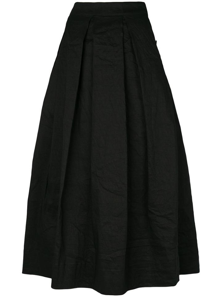 Uma Wang Full Midi Skirt - Black