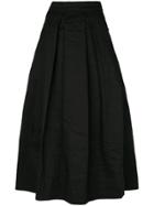 Uma Wang Full Midi Skirt - Black