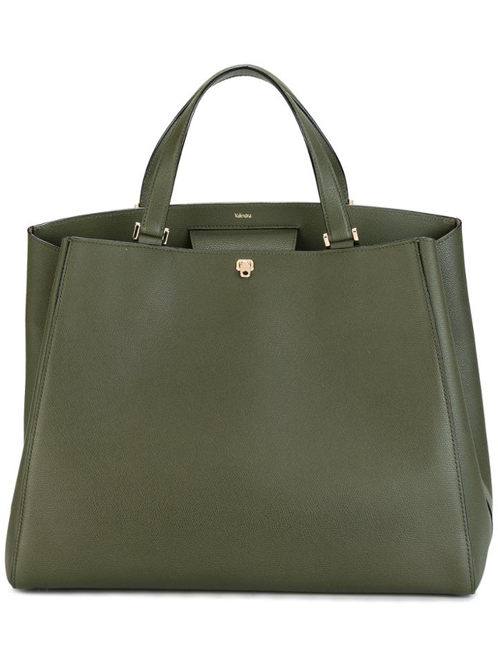 Valextra Large Tote - Green