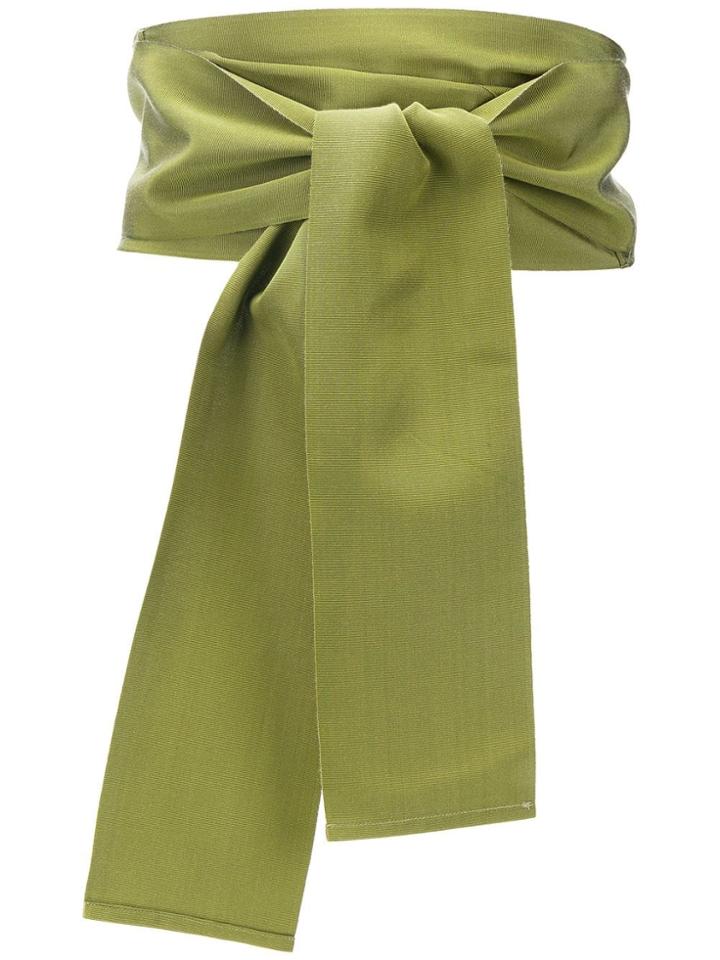 Sara Roka Tie Belt - Green