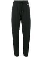Re/done Logo Embroidered Track Pants - Black