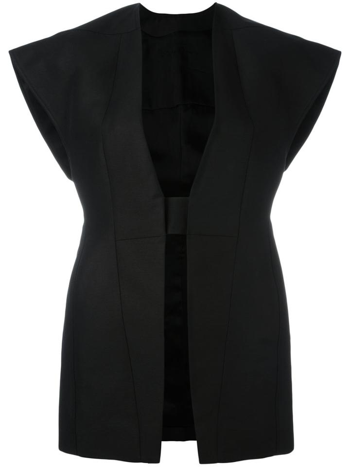 Rick Owens Structured Jacket, Women's, Size: 40, Black, Viscose/cotton/polyester/cupro