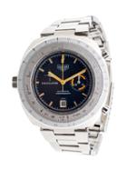 Heuer 'calculator' Analog Watch, Men's, Black