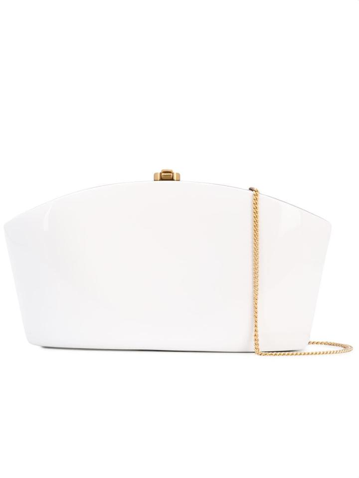 Rocio Twiggy Clutch Bag - White