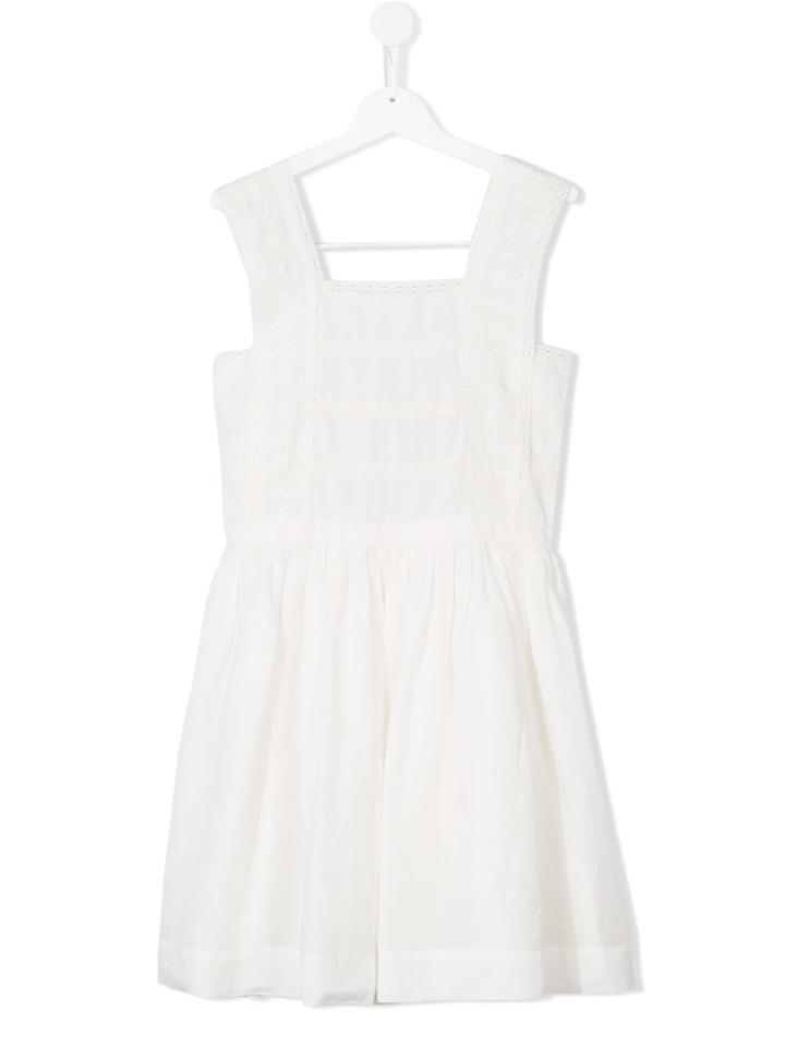 Les Coyotes De Paris Embroidered Dress, Girl's, Size: 14 Yrs, White