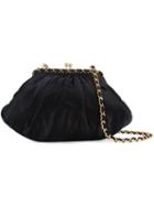 Chanel Vintage Small Satin Shoulder Bag, Women's, Black