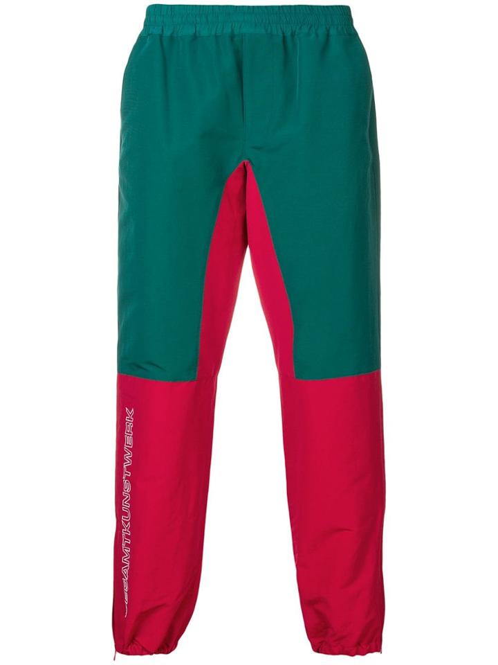 John Undercover Colour-block Track Trousers - Green