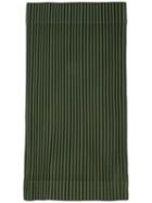 Homme Plissé Issey Miyake Ribbed Tube Hat - Green