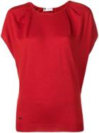 Lanvin Batwing Sleeve Knit Top - Red