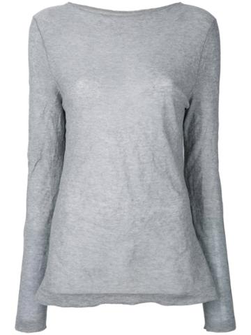 Dusan Fine Knit Sweater - Grey