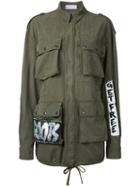 Faith Connexion Get Free Military Coat, Women's, Size: Xs, Green, Cotton