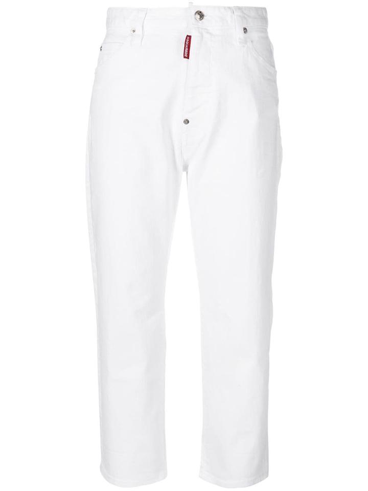 Dsquared2 Cropped Jeans - White