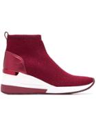 Michael Michael Kors Logo Sock Sneakers - Red
