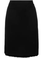 Jean Paul Gaultier Pre-owned 1990's Back Pleated Skirt - Black