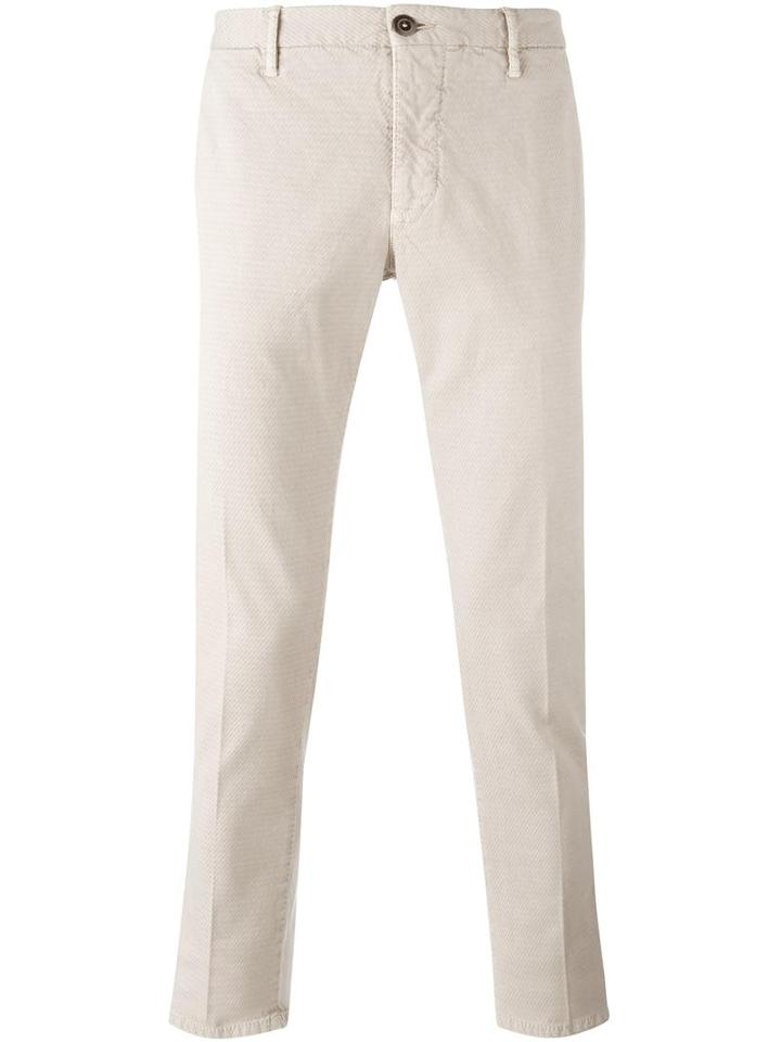 Incotex Slim-fit Chinos, Men's, Size: 36, Nude/neutrals, Cotton/spandex/elastane