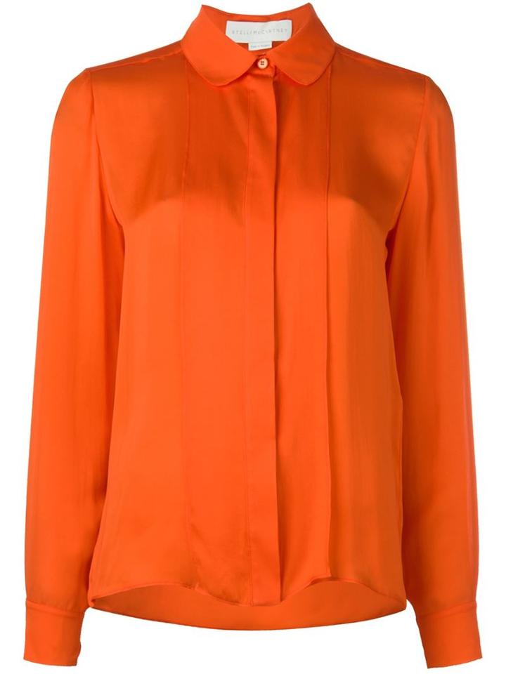 Stella Mccartney Classic Shirt, Women's, Size: 38, Yellow/orange, Silk