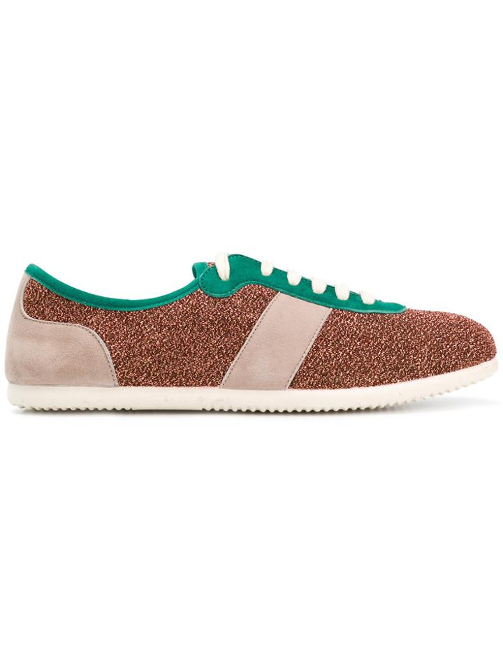 L'autre Chose Ballerina Sneakers - Yellow & Orange