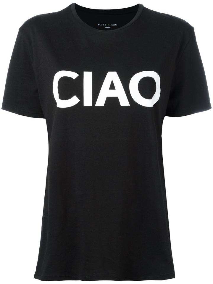 6397 Ciao T-shirt, Women's, Size: Small, Black, Cotton