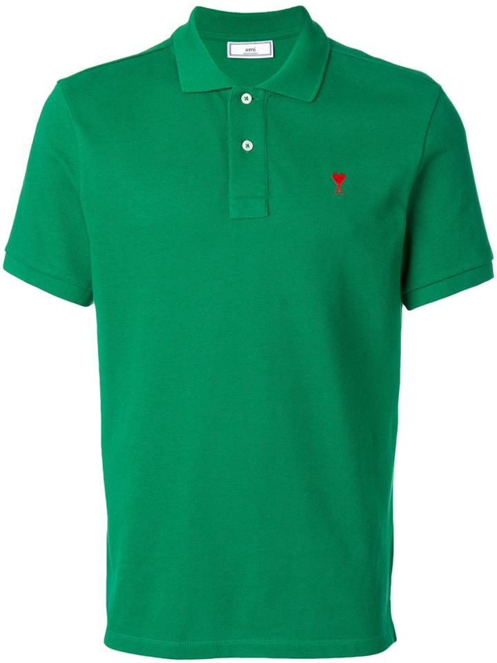 Ami Alexandre Mattiussi Ami De Coeur Polo Shirt - Green