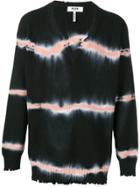 Msgm Tie-dye Jumper - Black