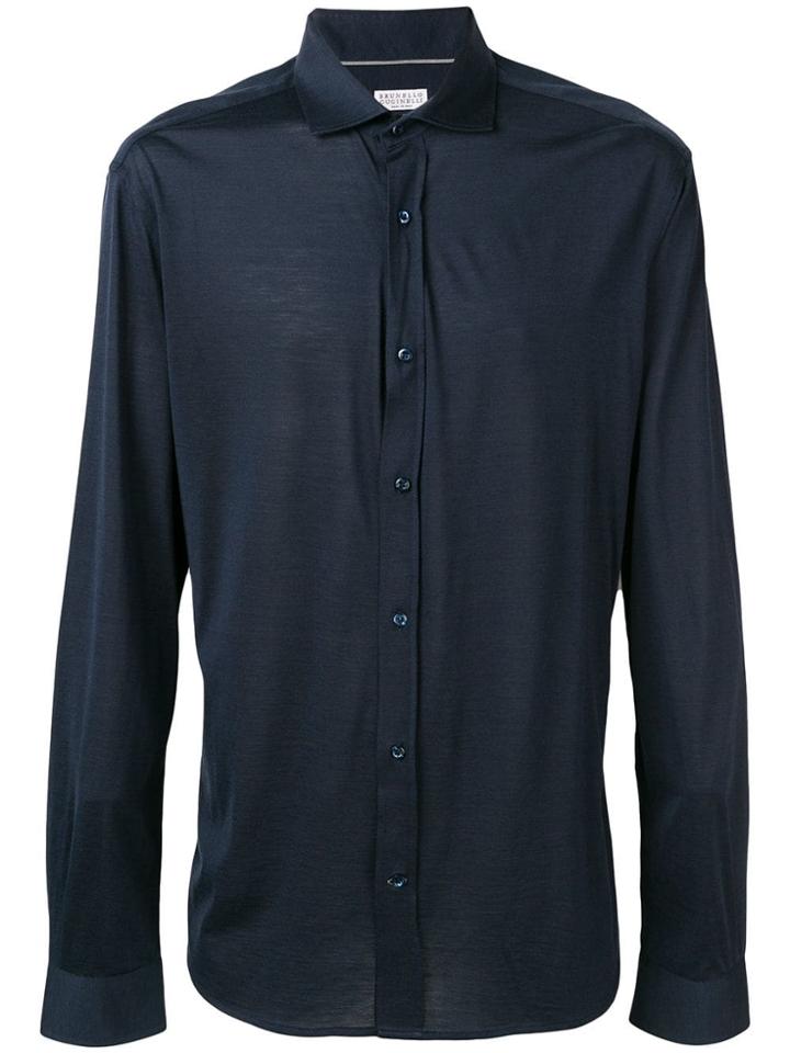 Brunello Cucinelli Jersey Shirt - Blue