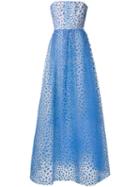 Alex Perry 'blair' Gown, Women's, Size: 6, Blue, Nylon/viscose