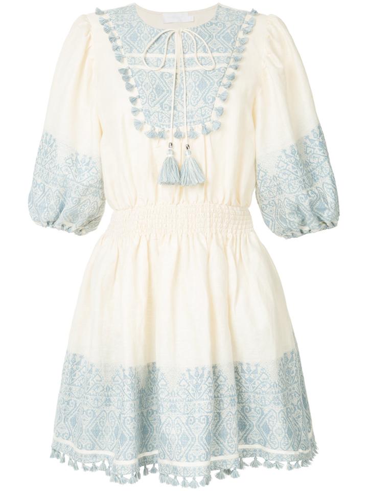 Zimmermann Jacquard Prairie Dress - Nude & Neutrals
