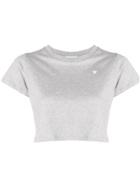 Fiorucci Cropped T-shirt - Grey