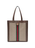 Gucci Ophidia Soft Gg Supreme Large Tote - Brown
