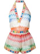 Missoni Zig Zag Knit Playsuit, Women's, Size: 42, Rayon