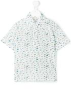 Cashmirino - Printed Polo Shirt - Kids - Cotton - 2 Yrs, White