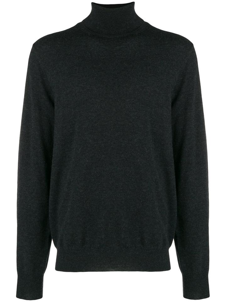 Maison Margiela Elbow Patch Knitted Jumper - Grey