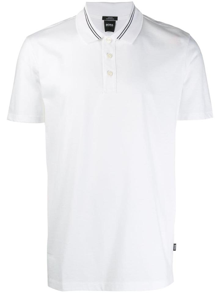 Boss Hugo Boss Short-sleeved Polo Shirt - White