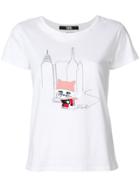 Karl Lagerfeld Choupette Skating T-shirt - White