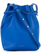Mansur Gavriel Bucket Shoulder Bag, Women's, Blue, Leather