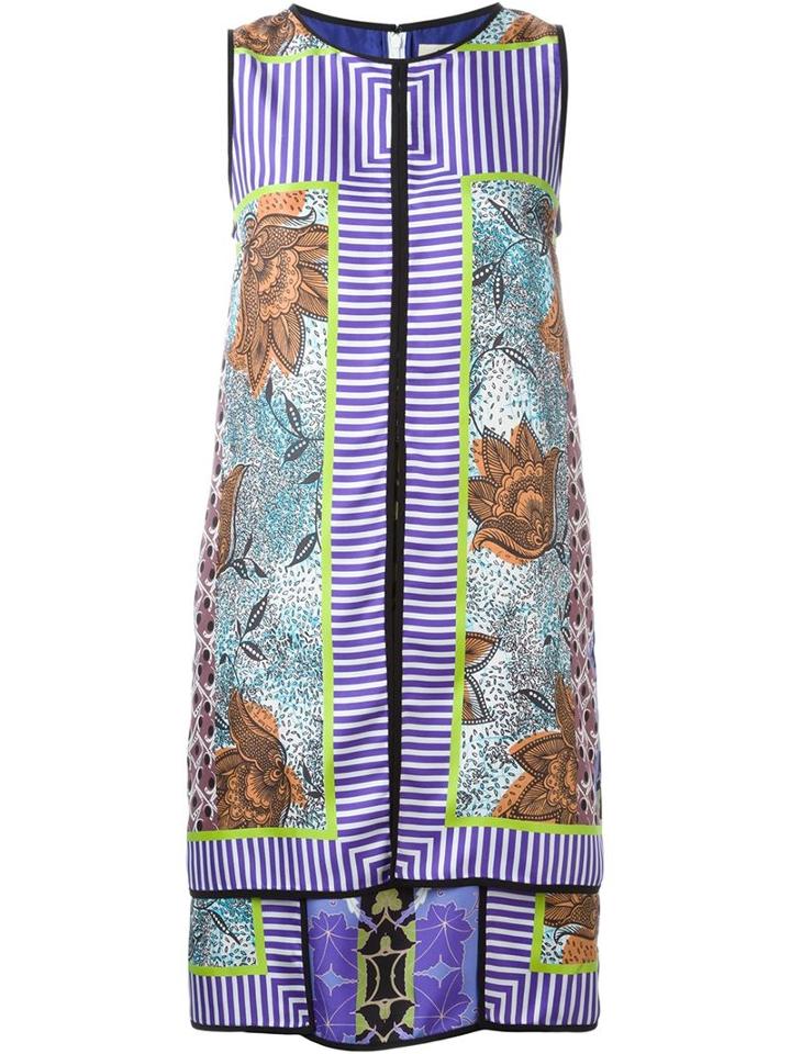 Etro Patchwork Print Shift Dress