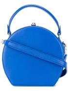 Bertoni 1949 Mini Canteen Tote, Women's, Blue, Calf Leather