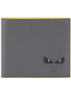 Fendi Monster Eyes Wallet - Grey