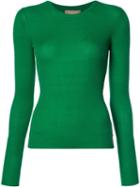 Michael Kors Crewneck Jumper, Women's, Size: Small, Green, Cashmere