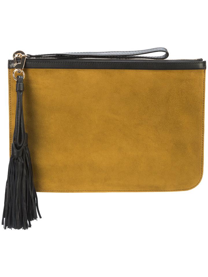 Pierre Hardy - Majorelle Pouch - Women - Lamb Skin/suede - One Size, Green, Lamb Skin/suede